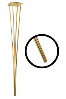 Nábytkové nožičky - Variant kvapkania plavidla 3 pre skrinku 45 cm