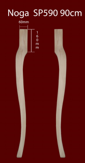 Nábytkové nožičky - Ruka obľúbená 16/18 L-2700 mm čierna Mat Sevroll