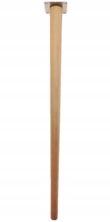 Nábytkové nožičky - Drevená noha na stole horná tabuľka 72 cm montáž