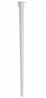 Nábytkové nožičky - Drevená noha na stole horná tabuľka 74 cm montáž