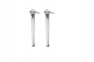 Nábytkové nožičky - Nábytok na nohy Chrome 71 cm do kuchynskej dosky Tabuľka 2 PCS