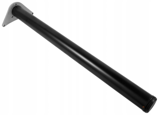 Nábytkové nožičky - Nábytok na nohu na stolný stolík H -710 fi 60 mm - čierna