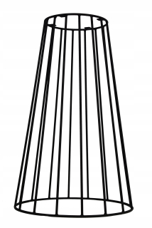 Nábytkové nožičky - Kovová noha, čierna k tabuľke 72 cm.