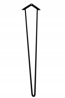 Nábytkové nožičky - Vlasovňa pôvodná šípka kovová noha 62 cm