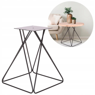Nábytkové nožičky - Kovová noha k stolu hg deco podkrovie rám