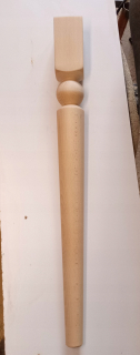 Nábytkové nožičky - Kovová noha k stolu biela 40x40x60 1pc podkrovie