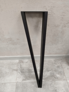 Nábytkové nožičky - Kovové nohy pre tabuľku 4 PCS Čierny rám (AD-01)