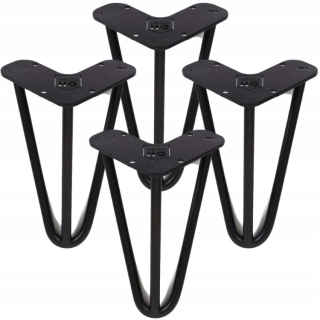 Nábytkové nožičky - Kovové nohy pre skrinky šaty 20 cm 4 ks set