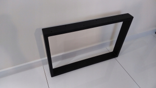 Nábytkové nožičky - Kovové nohy podkrovia pre lavičku, tabuľka 50x40