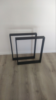 Nábytkové nožičky - Kovové nohy podkrovie pre stôl, 60x50