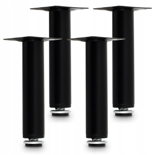 Nábytkové nožičky - Gamet rukoväť UU52-128-R230 Soft Touch Black Mat