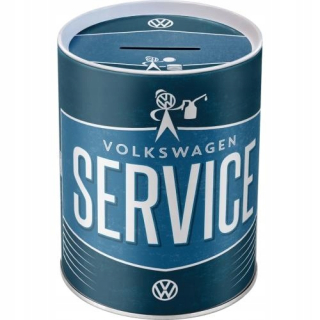 Pokladnička pre deti - Nostalgická umelecká prasiatka banka VW Service