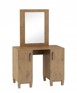 Toaletný stolík - Oak toaletný stolík Lancelot Mat 99 x 142 x 40,1 cm
