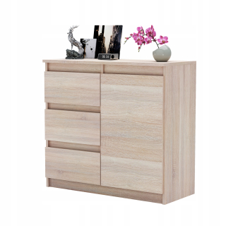Komoda do obývačky - Moderná AGA hrudník s priestranstvom 80 cm výrobcu PL
