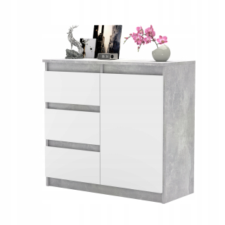 Komoda do spálne - Moderná AGA komoda priestranná 80 cm