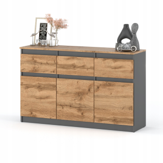 Komoda do študenskej izby - Malwa M4 70 ZÁKLADNÝCH SCSITOV - WENGE