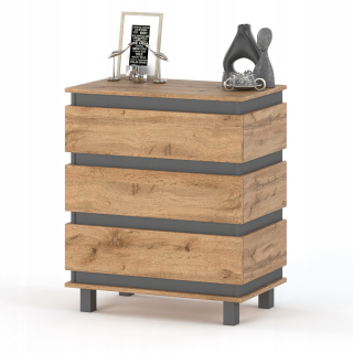 Komoda do študenskej izby - Moderné priestranné farby Verona Dresser 80 cm