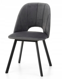 Kuchynská, jedálenská stolička - Sada Lugano Table 80x80 Black 2 čierne stoličky