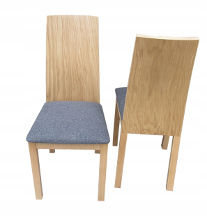 Kuchynská, jedálenská stolička - Moderná stolička Milano Oak + Custom -vytvorené stoly