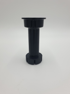 Nábytkové nožičky - Nohy pre stôl Chrome nastaviteľné 1100 mm 4 ks