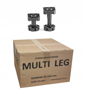 Nábytkové nožičky - Nábytok nohy nohy Foot Multi Leg 95-145 450 kg 50 ks