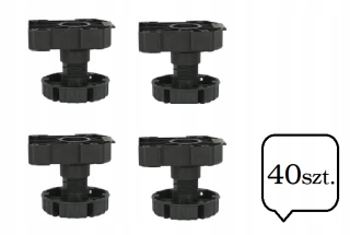 Nábytkové nožičky - Wurth H-85 mm 500 kg nastaviteľný nábytok Netouž 40 ks.