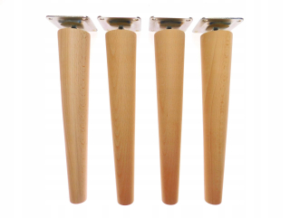 Nábytkové nožičky - Nábytkové nohy drevené nohy surové 17 cm montáž