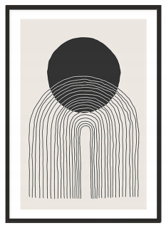 Detský obraz - Obrázkový plagát bez rámu 50x70 cm boho p2198 veľký