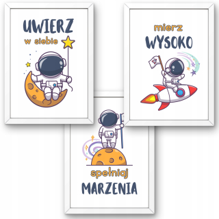 Detský obraz - Fotografie pre detskú izbu 3x A4 plagáty súpravy