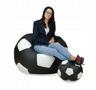 Sedací vak do detskej izby - Obrovský xxxl ouf s oporou na nohy, 550 l, 110 cm