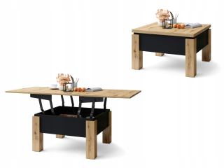 Konferenčný stolík do obývačky - Artisan/Black |
