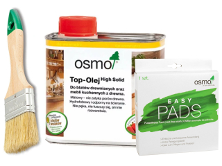 Kuchynská doska - Osmo horný olej pre vrcholy 3058 + ľahké vankúšiky + kefa