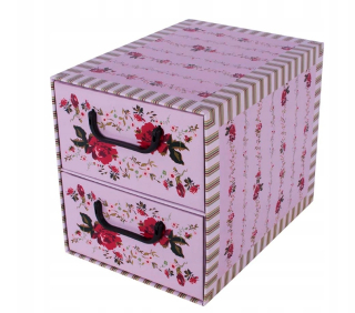 Dekoratívne kartónové boxy LILAC Provencal Vertikálne