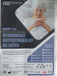 Chránič na matrac - Nepremokavá podložka pre matrac 90x200cm