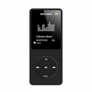 MP3/MP4 64 GB prehrávač s hlasovým nahrávaním FM