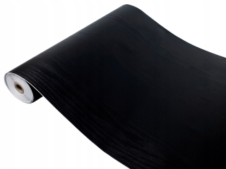 Dýha na nábytok - Dýha nábytok fóliová drevená čierna rohož šírky 45 cm