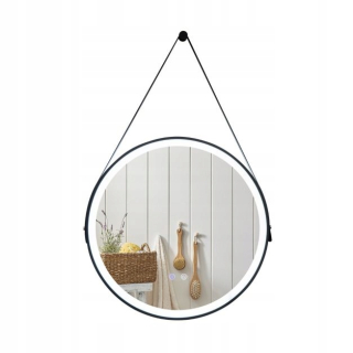 Kúpelňové zrkadlo - Okrúhle LED kúpeľňové zrkadlo s priemerom 61 cm