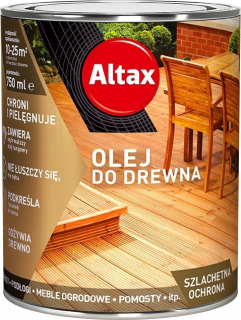 Altax drevený olej gaštan 0,75 l