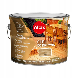 Drevená olejná ochrana 2,5 l Oak Altax