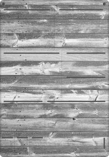 Strieborný organizátor Wood 45x65