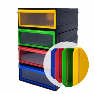 Úložný box pre deti - Detský organizátor pre resoraraki Cars 4 PCS