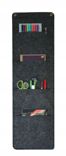 Bertoni Wall Organizátor antracite L 25x95 cm