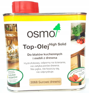 Kuchynská doska - Horný olej osmo pre vrcholy 3068 surové drevo 0,5 l