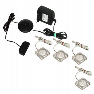 LED osvetlenie 4xstik 50f/t 1,5 W biela