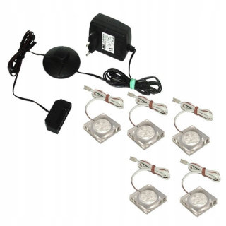 LED osvetlenie 5xstik 50f/t 1,5 W biela
