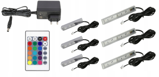 Osvetlenie nábytku - LED nábytok osvetlenie RGB 3+3 STRÁNKA