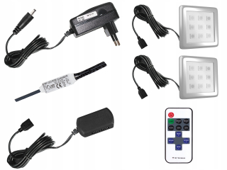 Osvetlenie nábytku - LED RGB nábytkové osvetlenie pilot Lumina 2 Belini