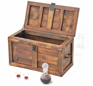 Komoda, box do spálne - Dekoratívne retro -štýlové hrudník, vek, kmeň