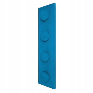 3D detká dekorácia - Čalúnený panel detí LEGO 7 farieb 12,5x50 cm