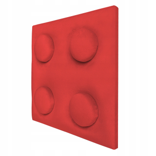 3D detká dekorácia - Čalúnený panel detí Lego 7 farby 25x25 cm